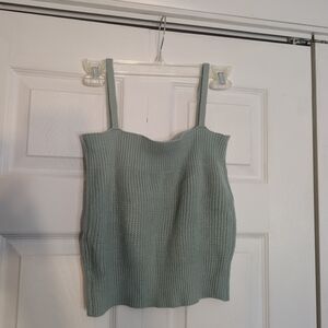 Women's Green Knit Top